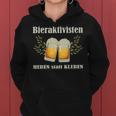 Bieraktivisten Heben Statt Kleben Beer Activist Kapuzenpullover für Damen