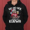 Bòbr Kurwa Christmas Jumper Polish Beer Bober Xmas Kurwa Red Kapuzenpullover für Damen