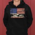 Cowboy Horse Riding Us American Flag 4Th Of July Rodeo Men Women Hoodie