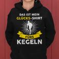 Das Ist Mein Glücks- Für Kegeln Bowling Kegels Kapuzenpullover für Damen