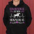 Dein Houfschlag Ist Mein Herzschlag Pferdede Girls' Kapuzenpullover für Damen