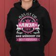 Women's Anja Name First Name Name Day Das Ist Ein Anja Ding With-Neck Kapuzenpullover für Damen