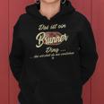 Women's Das Ist Ein Brunner Ding Family Brunner With-Neck Kapuzenpullover für Damen