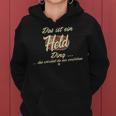 Women's Das Ist Ein Held Ding Family Hero With-Neck S Kapuzenpullover für Damen