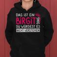 Women's First Name Birgit Name Day Saying Das Ist Ein Birgit Ding Kapuzenpullover für Damen