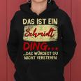 Women's Family Schmidt Das Ist Ein Schmidt Ding With-Neck Kapuzenpullover für Damen