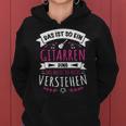 Women's Guitarist Musician Das Ist So Ein Gitarren Ding Kapuzenpullover für Damen