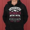 Women's Konga Drummler Musician Das Ist So Ein Trmmel Ding S Kapuzenpullover für Damen