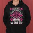 Women's Reichet Mir Dartpflights Ihr Jester Die Queen Will Throw Kapuzenpullover für Damen