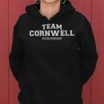 Women's Team Cornwell Proud Surname Last Name With-Neck Kapuzenpullover für Damen