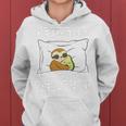 Official Sleep Sloth Avocado Pyjamas Kapuzenpullover für Damen