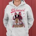 Skihaserl Apres Ski Haserl Skier Winter Women's Pink Kapuzenpullover für Damen