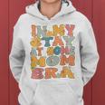 In My Stay At Home Mom Era Retro Groovy Stay At Home Mom Women Hoodie