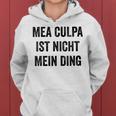 Women's Mea Culpa Ist Nicht Mein Ding Blue Kapuzenpullover für Damen