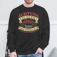 Achtung Es Ist Ein Hofmann Ding Nachname Namensschild Sweatshirt Geschenke für alte Männer