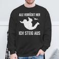 Alleerrückt Hier Skydiving Skydive S Sweatshirt Geschenke für alte Männer