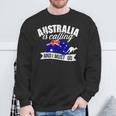 With Australien Ruft Und Ich Muss Gehen Sweatshirt Geschenke für alte Männer