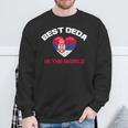 Bester Deda Der Welt S Sweatshirt Geschenke für alte Männer