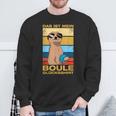 Boule Lucky Petanque Sweatshirt Geschenke für alte Männer