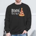 Buon Natale Christmas Italy Pizza Sweatshirt Geschenke für alte Männer