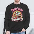 Candy Cane Christmas Crew House Candy Security Candyland Sweatshirt Gifts for Old Men