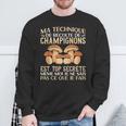 Champignon Ma Technique De Récolte De Champignons Cèpes Sweater e Cadeaux pour les vieillards