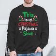 This Is My Christmas Pajama Christmas Matching Pajamas Sweatshirt Gifts for Old Men