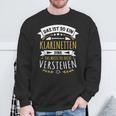 With Clarinettist Musician Das Ist So Ein Klarinetten Ding Sweatshirt Geschenke für alte Männer