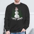 Creepy Snowman Happy About Cold Winter I Hate Winter Tank Top Sweatshirt Gifts for Old Men