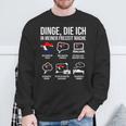 Croatia Dinge In Meiner Freizeit Sweatshirt Geschenke für alte Männer