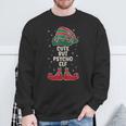 Cute But Psycho Elf Lustiges Elfenoutfit Für Elfenfans Sweatshirt Geschenke für alte Männer