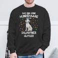 Dalmatian Glitter Dog Holder Dog Sweatshirt Geschenke für alte Männer