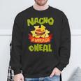 Damen Nacho Average Oneal Birthday Personalisierter Nachname Mit-Ausschnitt Sweatshirt Geschenke für alte Männer