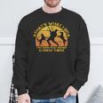 Das Ist Was Ich Mache Ich Pet Dogs Ich Spiele Gitarren Und Ich Weiß Dinge Sweatshirt Geschenke für alte Männer