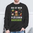 Das Ist Mein Plätzchen Back Backen Christmas Biscuits Sweatshirt Geschenke für alte Männer