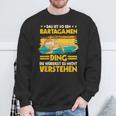 Das Ist So Ein Bartagamen Ding Reptil Sachen Bartagame Sweatshirt Geschenke für alte Männer