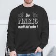 Der Mario Macht Dat Schon Schon Der Mario Macht Dat Schon Schon Sweatshirt Geschenke für alte Männer