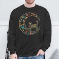 Dia De Los Muertos Chat Lune Sweater e Cadeaux pour les vieillards