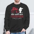 Die Tut Nix Will Nur Photographier Sweatshirt Geschenke für alte Männer