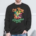 Eat Your Cute Veggies Kawaii Toddler Vegan Farmer Vegetable Sweatshirt Gifts for Old Men