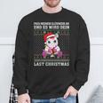 Fass Meinen Glühwein An Und Es Wird Dein Last Christmas Sweatshirt Geschenke für alte Männer