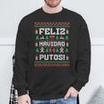 Feliz Navidad Putos Mexican Christmas Sweater Sweatshirt Gifts for Old Men