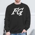 Fg Initials First Name F Surname G All Names With F Sweatshirt Geschenke für alte Männer