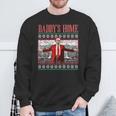 Daddy's Home Trump Ugly Christmas Sweater Xmas Pajamas Sweatshirt Gifts for Old Men