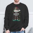 Elf Christmas Ich Bin Der Chef Elf Sweatshirt Geschenke für alte Männer