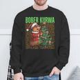 Polish Meme Christmas Bobr Kurwa Bober Bobr Sweatshirt Geschenke für alte Männer