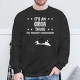 With Slogan Ist So Ein Orca Ding Sweatshirt Geschenke für alte Männer