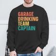 Garage Drinking Team Captain Retro Vintage Sweatshirt Gifts for Old Men