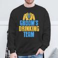 Groom's Drinking Team Retro Stag Night Sweatshirt Geschenke für alte Männer