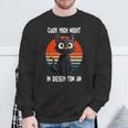 Guck Mich Nicht In Diesem Ton An Bombay Cat Sweatshirt Geschenke für alte Männer